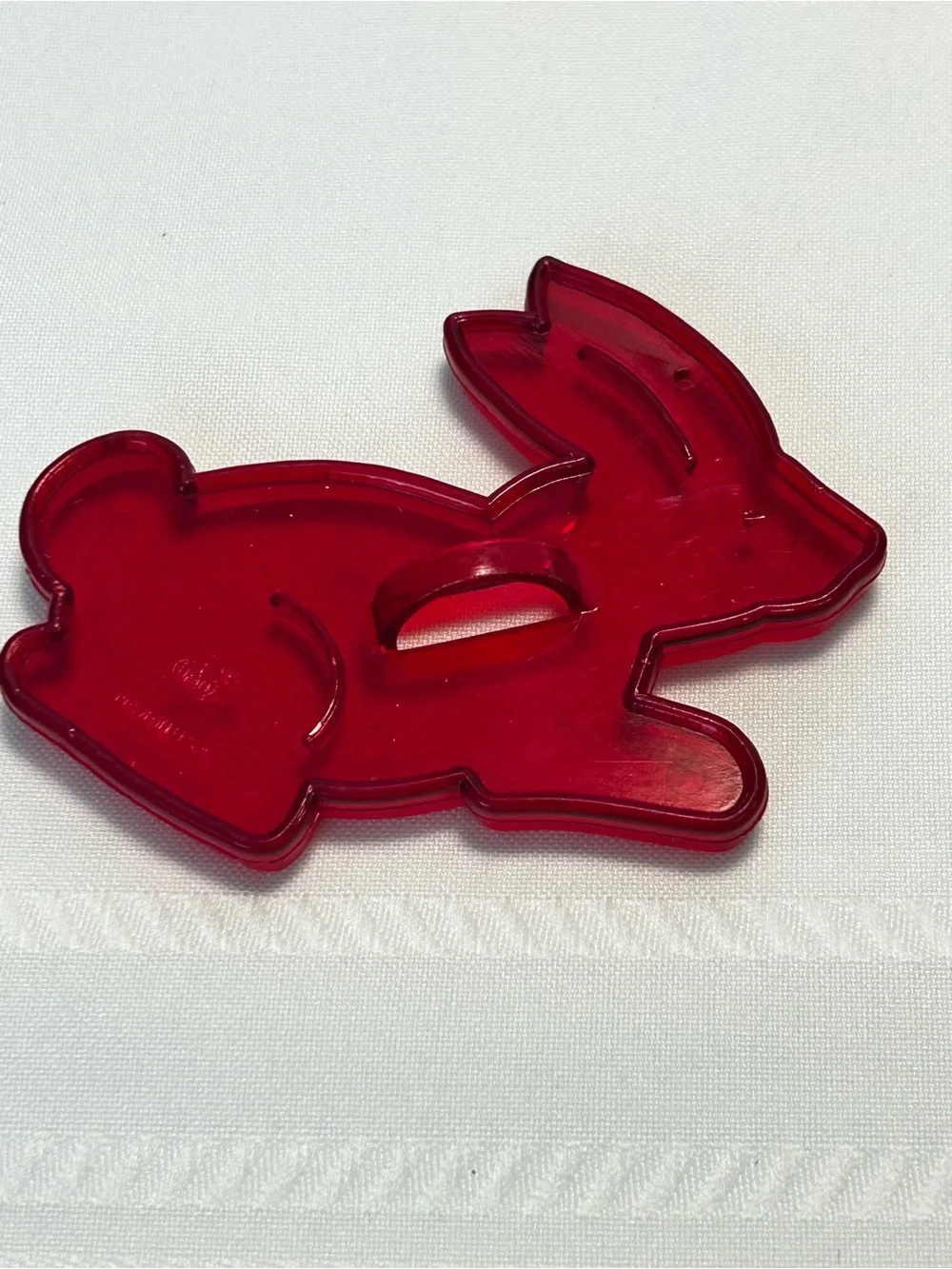 Vintage HRM Red Set Of 4 Cookie Cutters Duck Humpty Dumpty Easter Bunny Kitchen